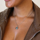 sky light necklace  in stainless steel