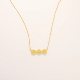 gold lunar horizon necklace