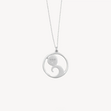 new moon lunar tide necklace