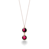 pink moon mini ituri necklace in rose gold