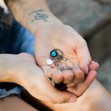 the stella necklace in stainless steel