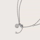 the stella necklace in stainless steel