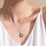 full moon luminous necklace