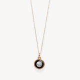 full moon mini gold simplicity necklace