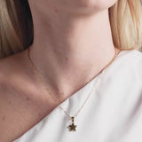 star bright necklace in gold