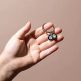 double moon memory keychain