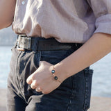 double moon pallene bracelet in rose gold