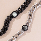 lunar curb his & hers bracelets